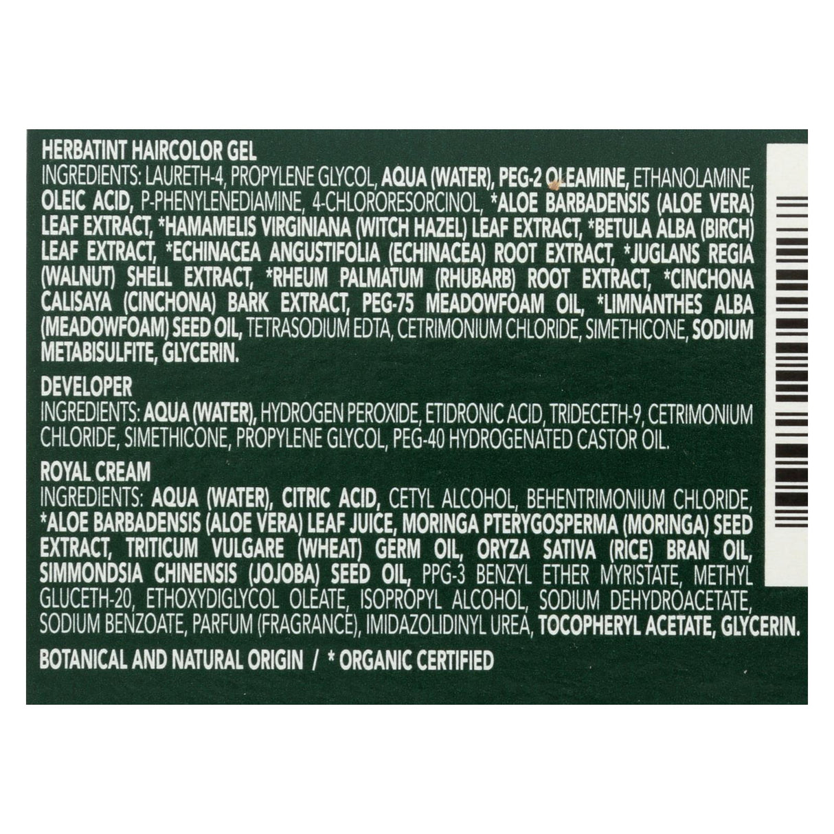 Herbatint Permanent Herbal Hair Color Gel in Dark Chestnut - 135 mL - Cozy Farm