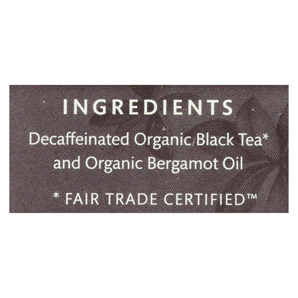 Choice Organic Teas Decaffeinated Earl Grey Tea (Pack of 6 - 16 Bags) - Cozy Farm
