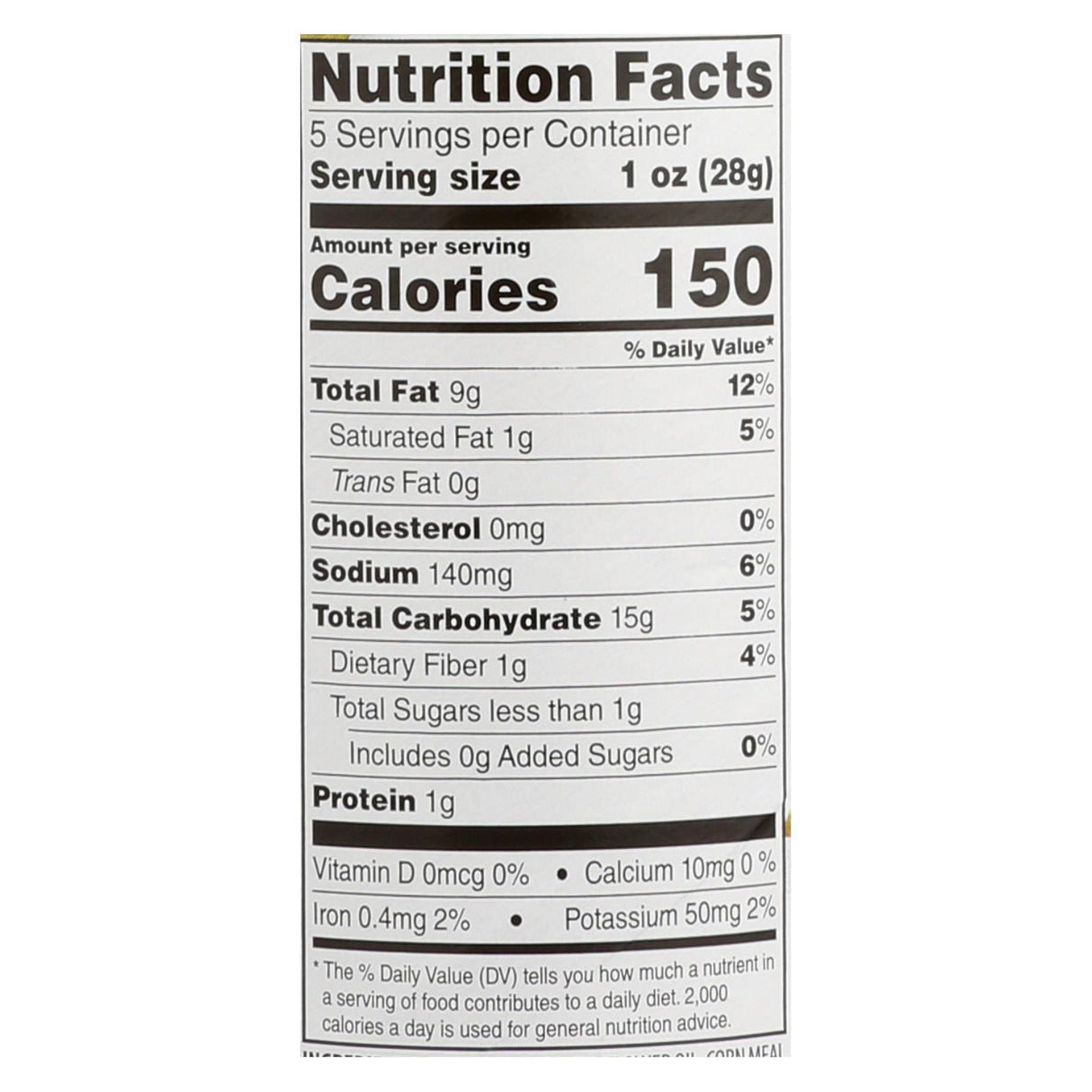 Sensible Portions Garden Veggie Chips, Sea Salt (Pack of 12) - 5 Oz. Canister - Cozy Farm