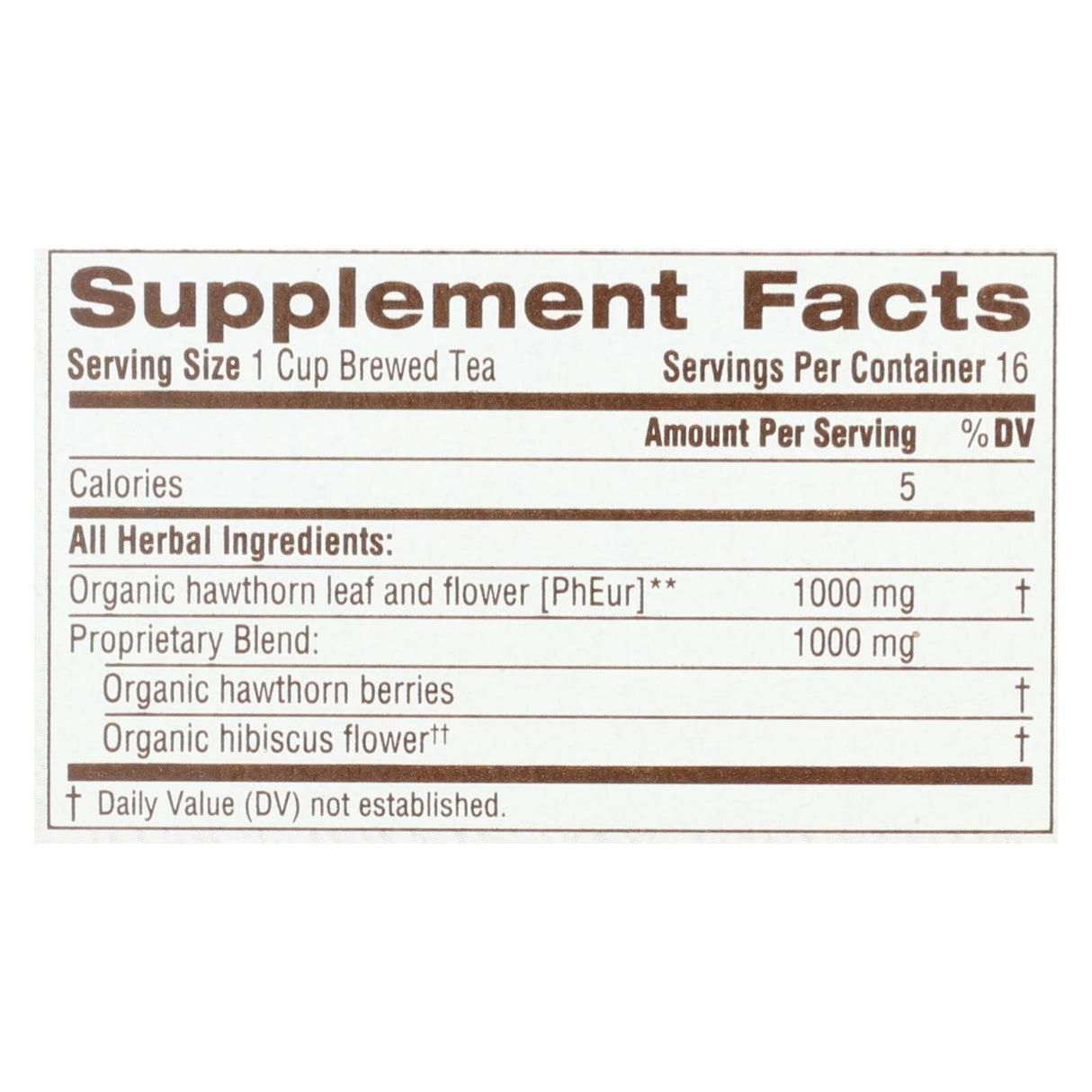 Traditional Medicinals Organic Heart Tea with Hawthorn, Hibiscus & 16 Tea Bags - Cozy Farm