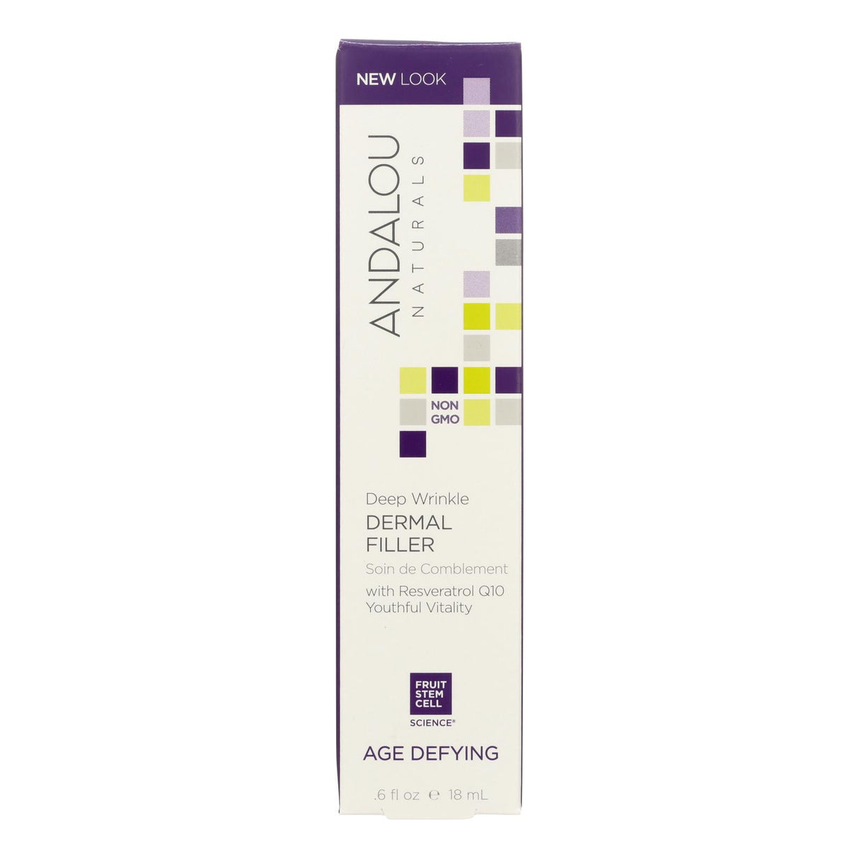 Andalou Naturals Age-Defying Deep Wrinkle Dermal Filler (0.6 fl oz) - Cozy Farm