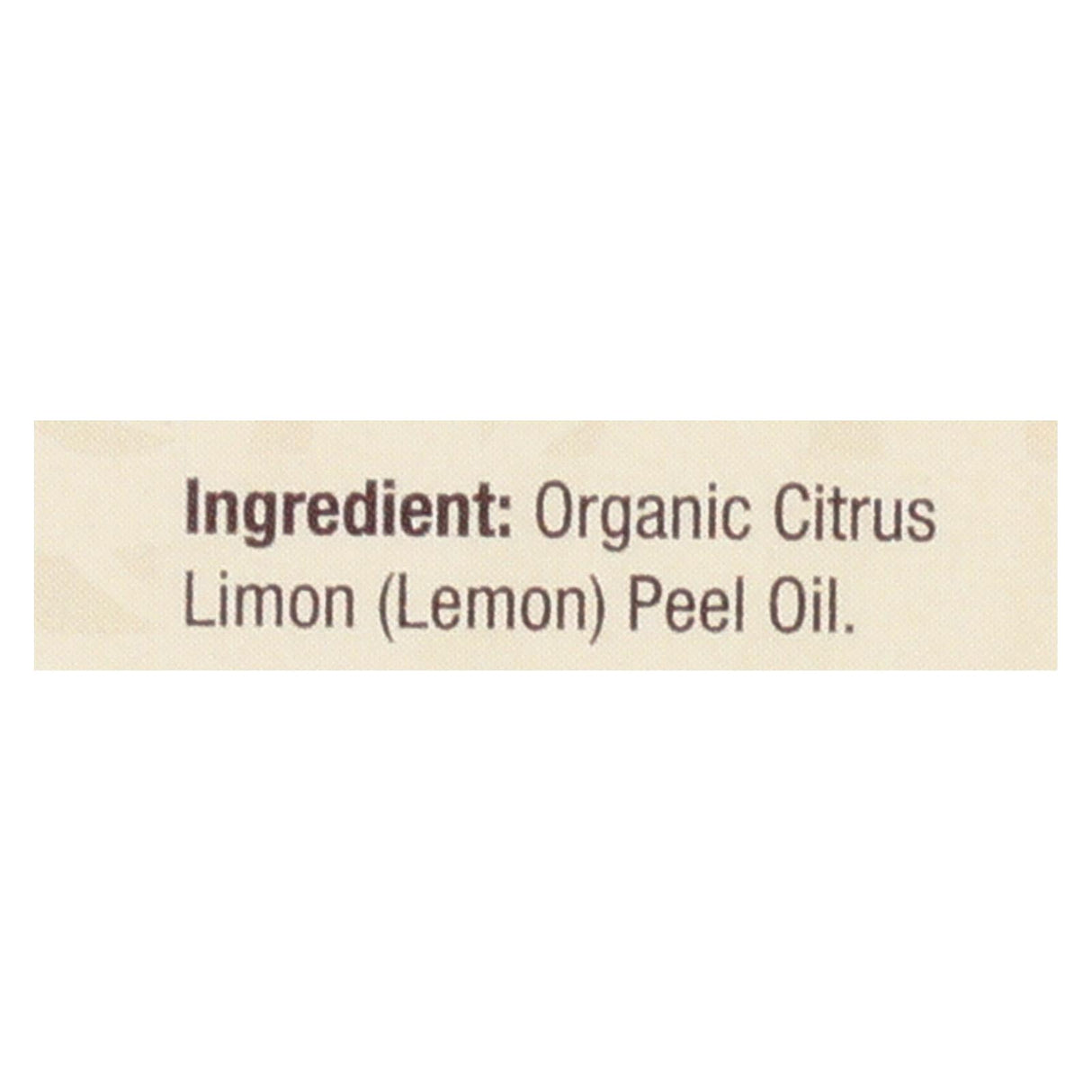 Nature's Answer Organic Lemon Essential Oil, 0.5 Oz. - Cozy Farm