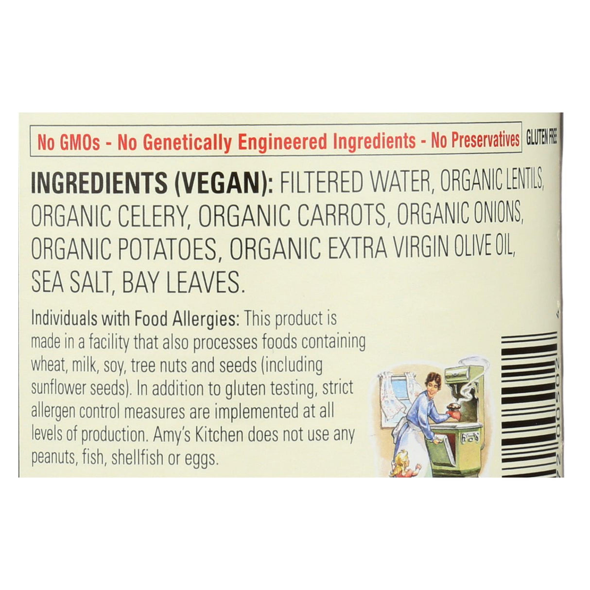 Amy's USDA Organic Lentil Soup, Wholesome & Hearty, 14.5 Oz. (Pack of 12) - Cozy Farm