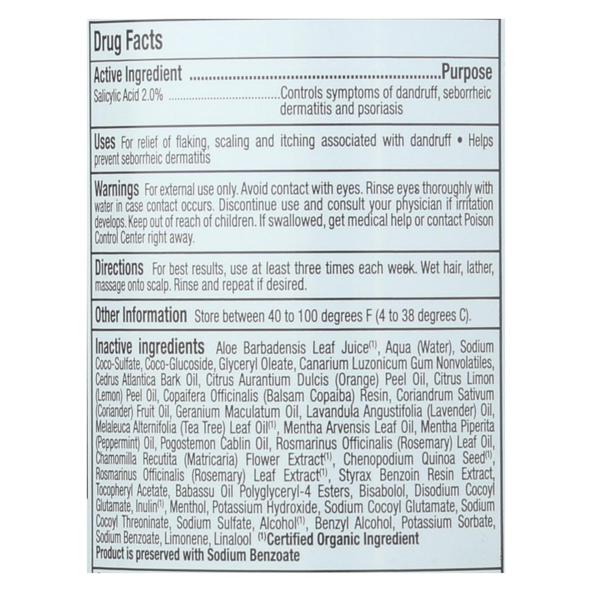 Avalon Anti-Dandruff Shampoo with Pyrithione Zinc for Itchy Scalp and Flakes (14 Oz.) - Cozy Farm