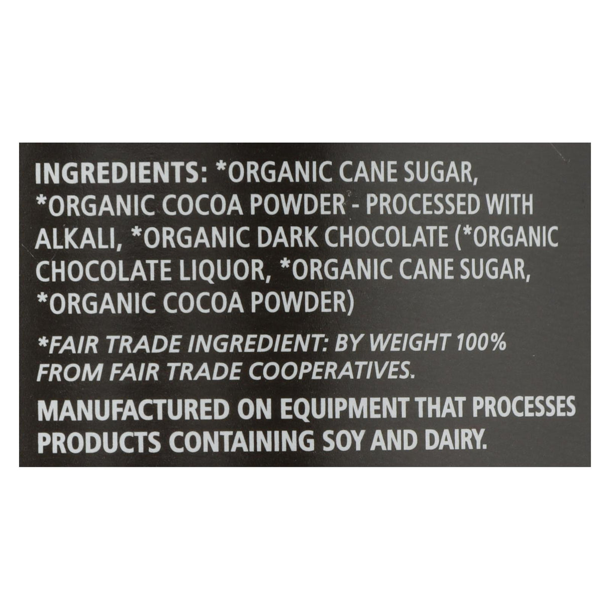 Equal Exchange Organic Dark Hot Chocolate - 12 Oz., Pack of 6 - Cozy Farm