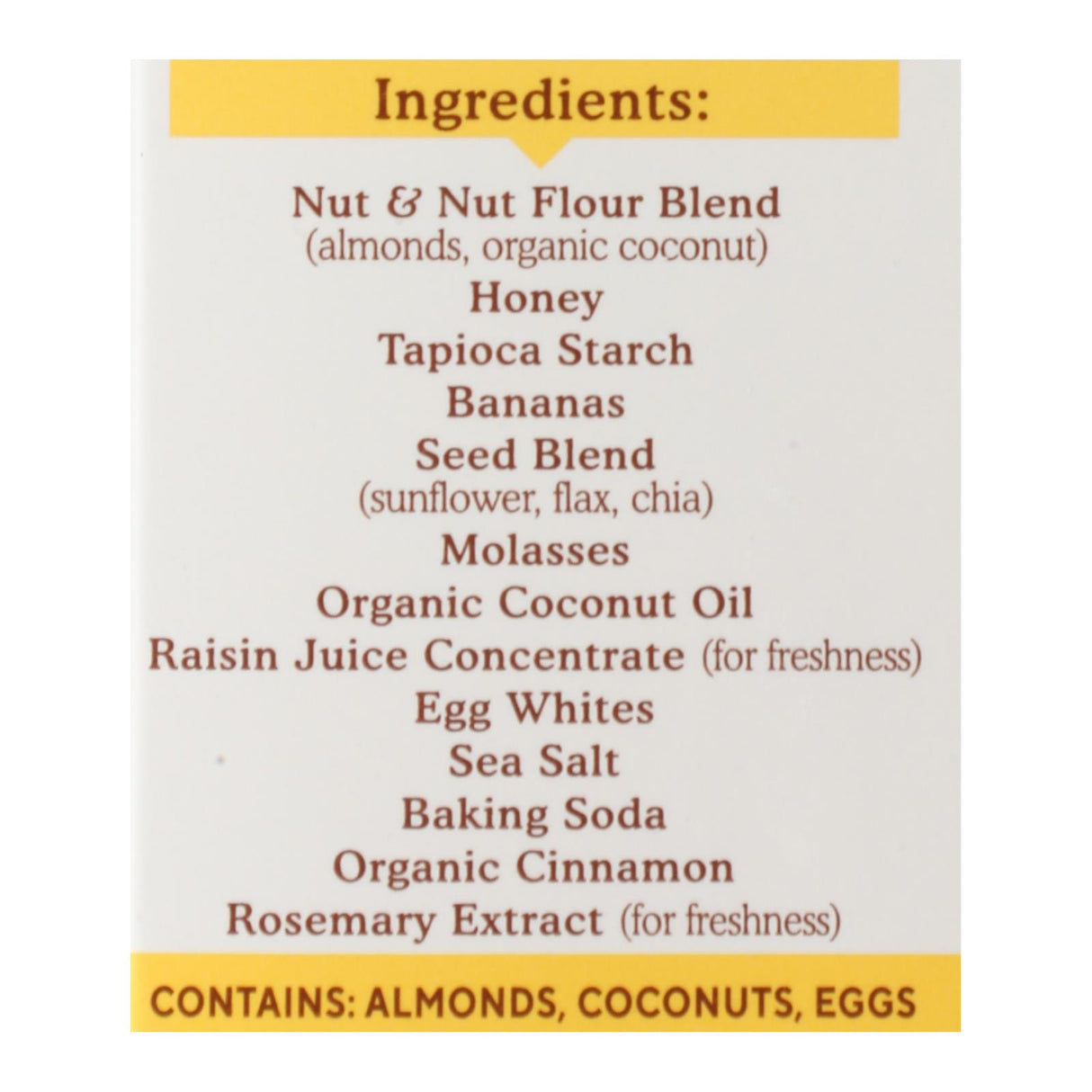 Simple Mills Banana Nut Bread, Soft-Baked, 5.99 Oz. (Pack of 6) - Cozy Farm