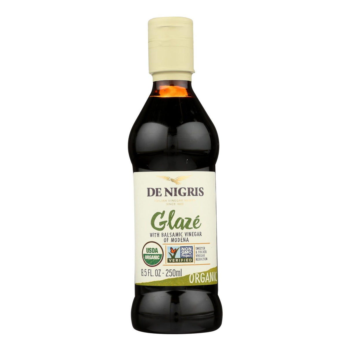 De Nigris Organic Balsamic Glaze 6-Pack, 8.5 Fl Oz Each - Cozy Farm