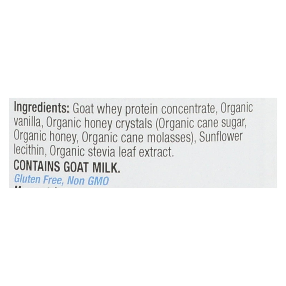 Tera's Whey Protein (12 Oz) - Goat Vanilla Honey - Cozy Farm