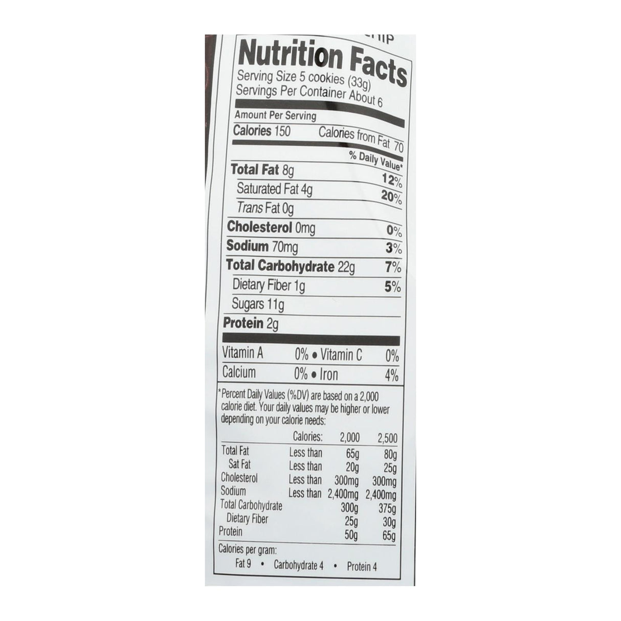 Newman's Own Organics Double Chocolate Chip Cookies - Organic, Pack of 6 - Rich, Decadent Indulgence (7 Oz. Each) - Cozy Farm