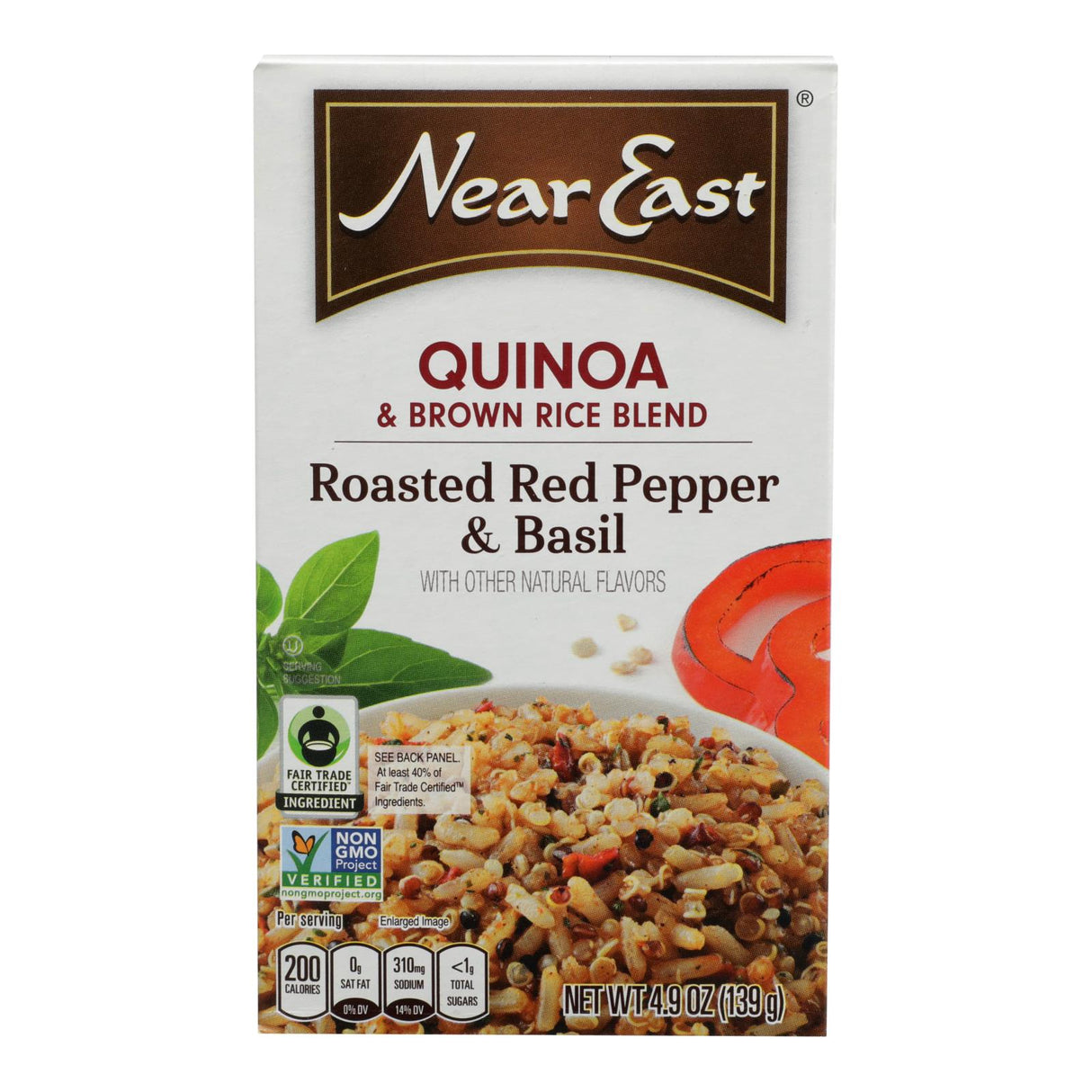Near East 4.9 Oz. Roasted Red Pepper and Basil Quinoa Blend (Pack of 12) - Cozy Farm
