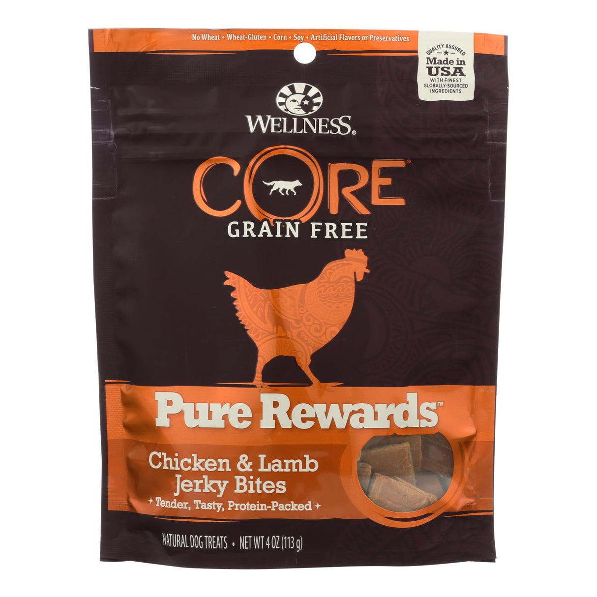 Wellness Pure Rewards Natural Dog Treats- Chicken & Lamb - (Pack of 8 - 4 Oz.) - Cozy Farm