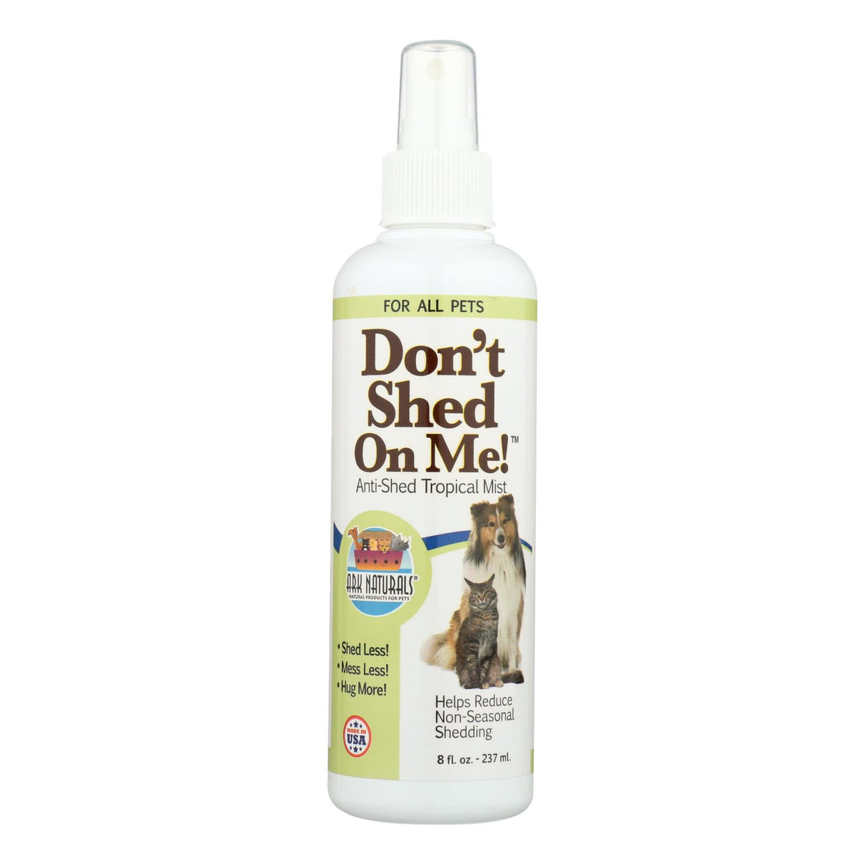 Ark Naturals Don't Shed On Me - Odorless Anti-Shedding Formula - 8 Fl Oz - Cozy Farm