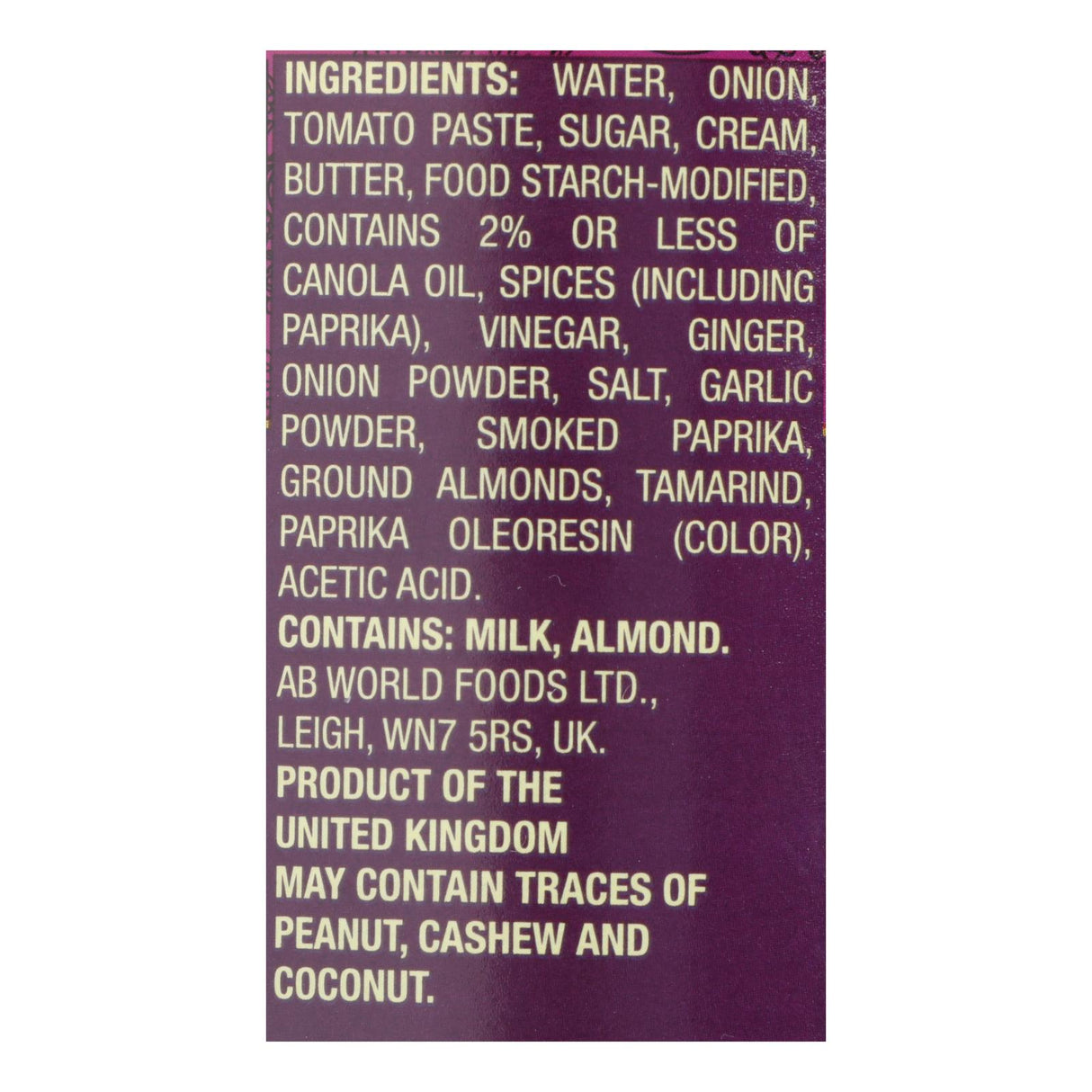 Patak's Simmer Sauce Butter Chicken Curry (Mild) - 15 Oz Pack of 6 - Cozy Farm