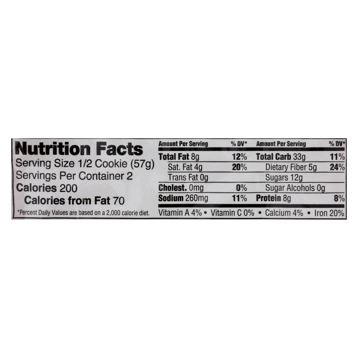 Lenny & Larry's The Complete Cookie Chocolate Chip Pack of 12 - Cozy Farm