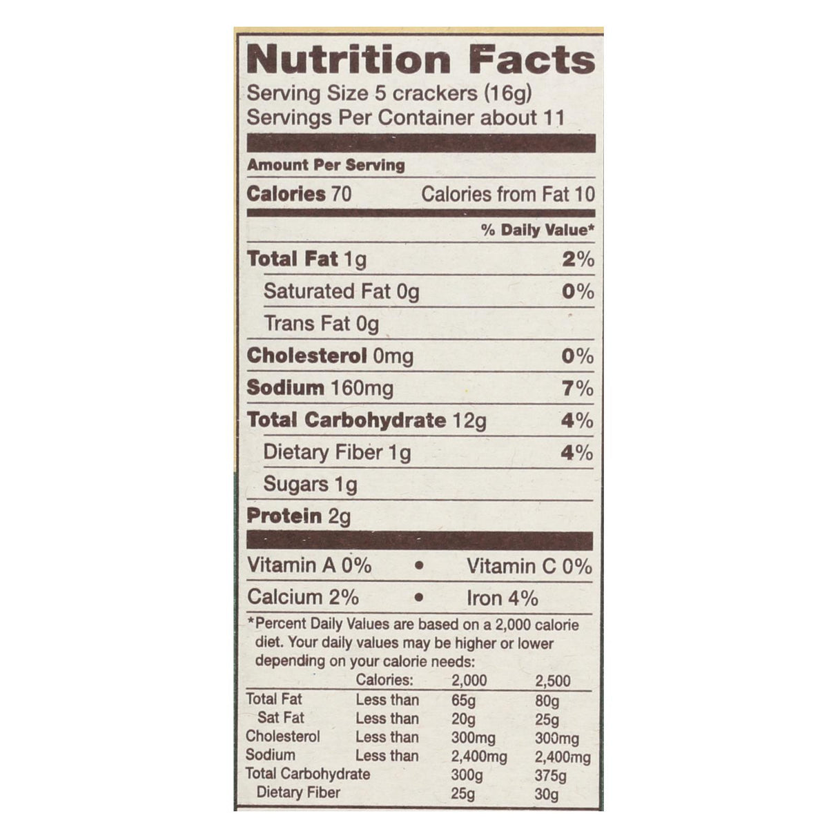 Back to Nature Stoneground Wheat Crackers with Roasted Garlic & Herb (Pack of 6 - 6 Oz.) - Cozy Farm