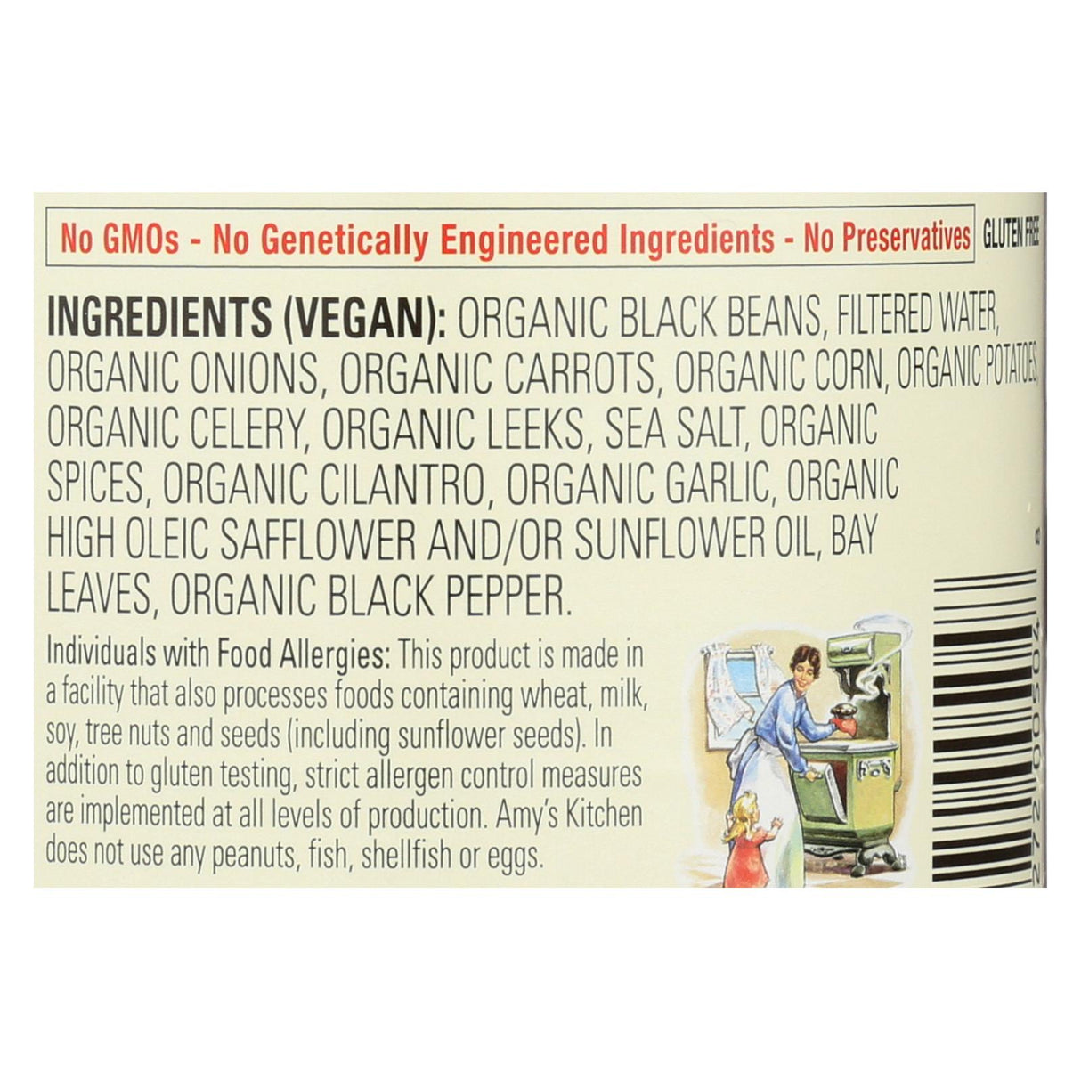 Amy's Organic Low-Fat Black Bean Soup, Pack of 12, 14.5 Oz. Each - Cozy Farm