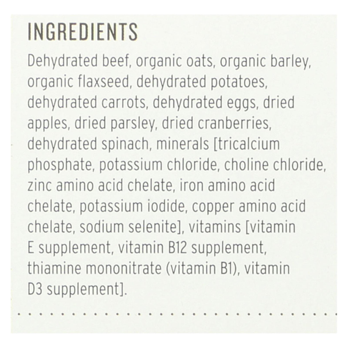 The Honest Kitchen Dog Food Whole Grain Beef Recipe (Pack of 6) - 2 Lb. - Cozy Farm