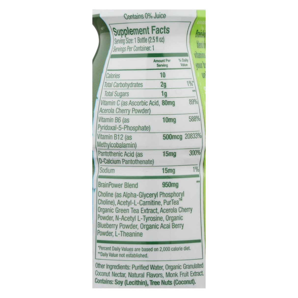 Brain Juice Strawberry Lemonade 12-Pack 2.5 Fl Oz - Cozy Farm