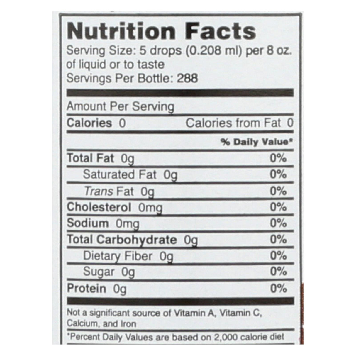 Sweet Leaf Liquid Stevia Sweet Drops - Hazelnut Flavor (2 Oz.) - Cozy Farm