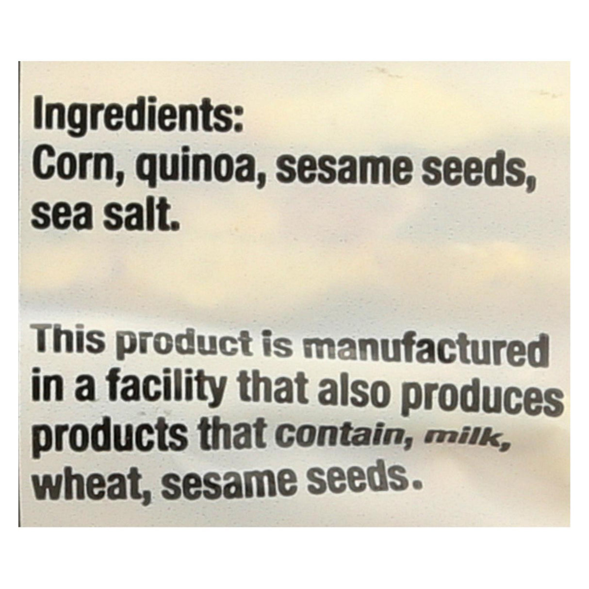 Suzie's Whole Grain Thin Cakes (Pack of 12) - Corn Quinoa and Sesame - 4.6 Oz. - Cozy Farm