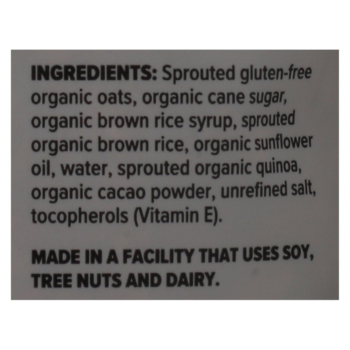 One Degree Organic Foods Quinoa Cacao Granola - Sprouted Oat 11 Oz. (Pack of 6) - Cozy Farm