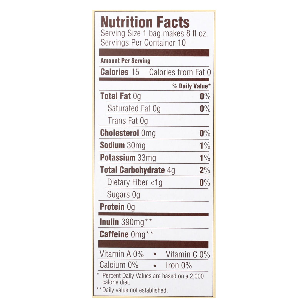 Teeccino Organic Dandelion Dark Roast Herbal Coffee 10 Bag - (Pack of 6) - Cozy Farm