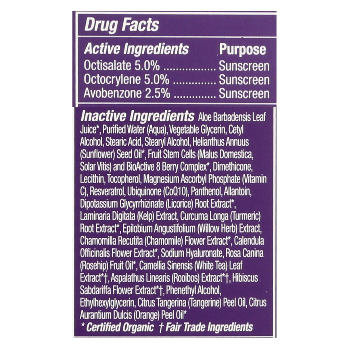 Andalou Naturals Ultra Sheer Daily Defense Facial Lotion with SPF 18 (2.7 Fl Oz) - Cozy Farm