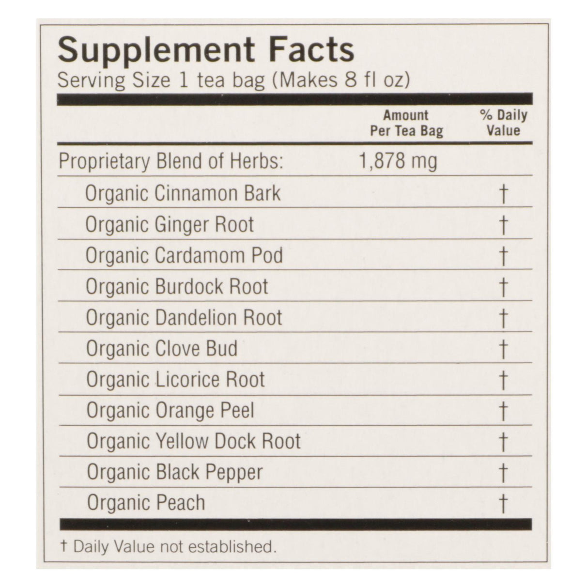 Detoxing Delight: Yogi Peach Tea (16 Bags, Pack of 6) - Cozy Farm