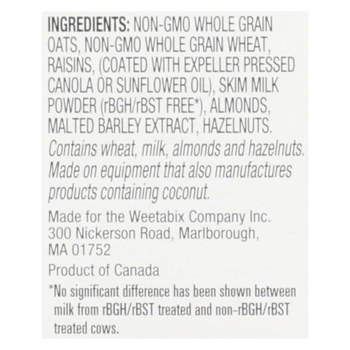 Alpen No Sugar Added 14 Oz. Family Pack Muesli Cereal - Cozy Farm