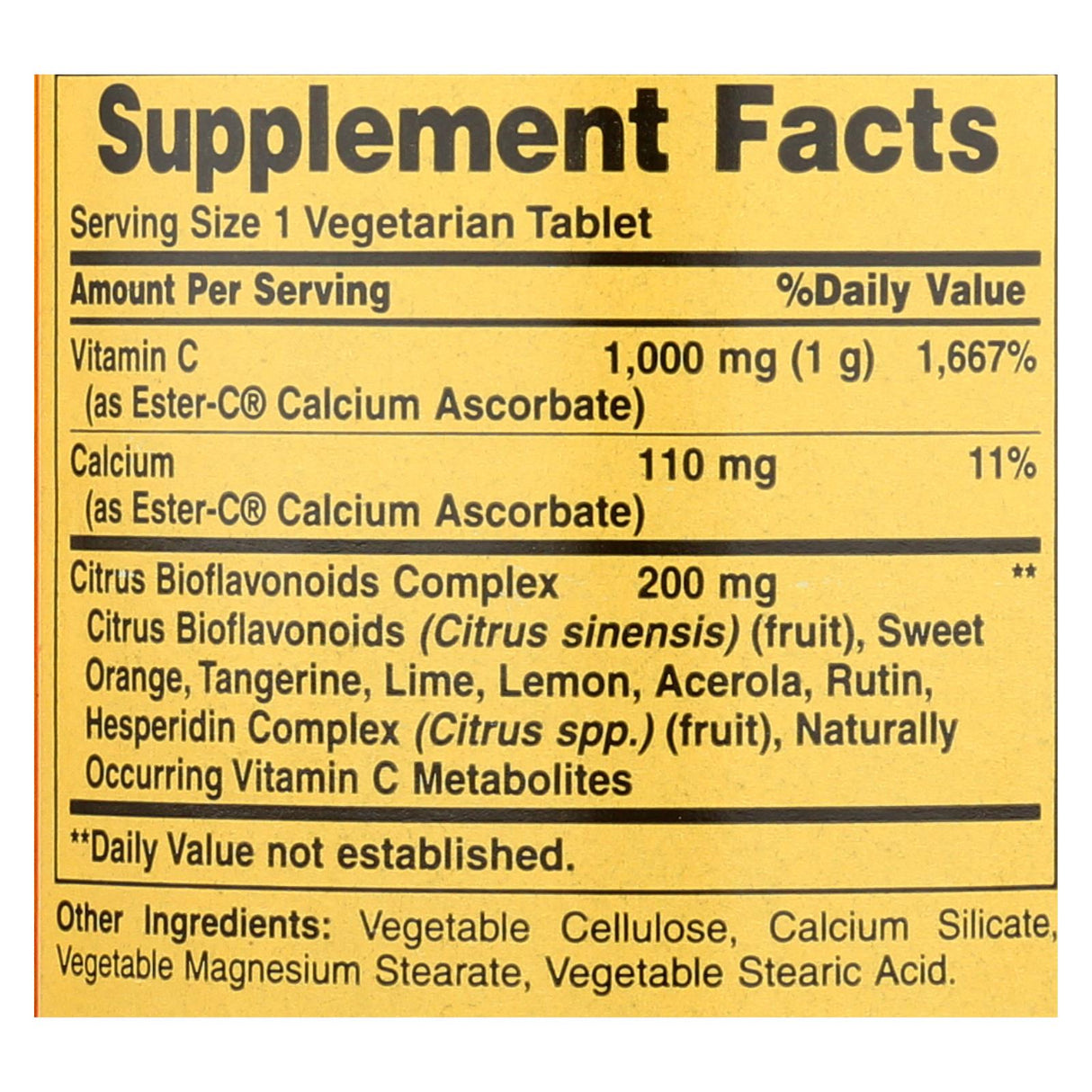 American Health Ester-C 1000 mg Vitamin C with Citrus Bioflavonoids - Pack of 120 Vegetarian Tablets - Cozy Farm