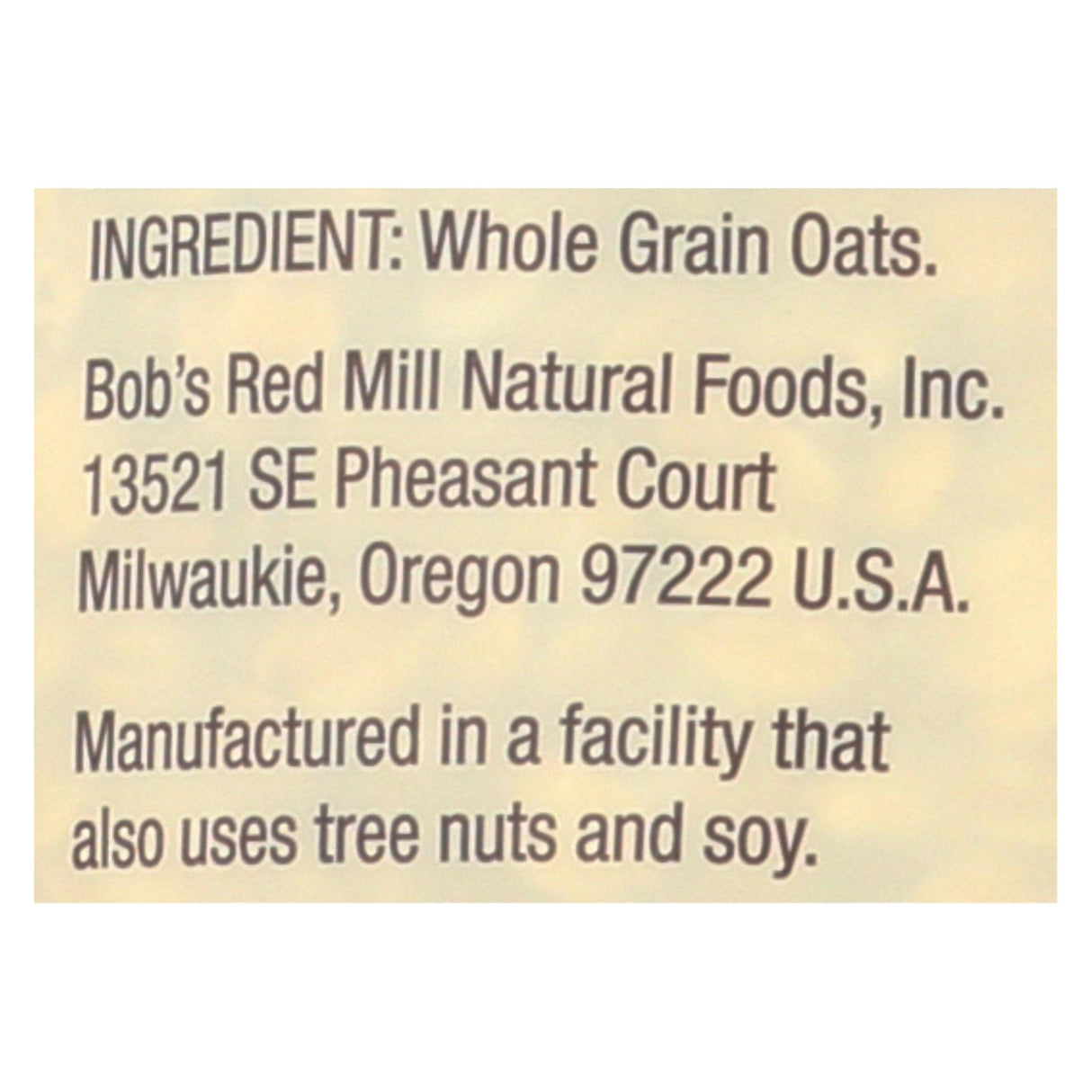 Bob's Red Mill Old Fashioned Rolled Oats (Pack of 4 - 32 Oz.) Gluten Free - Cozy Farm