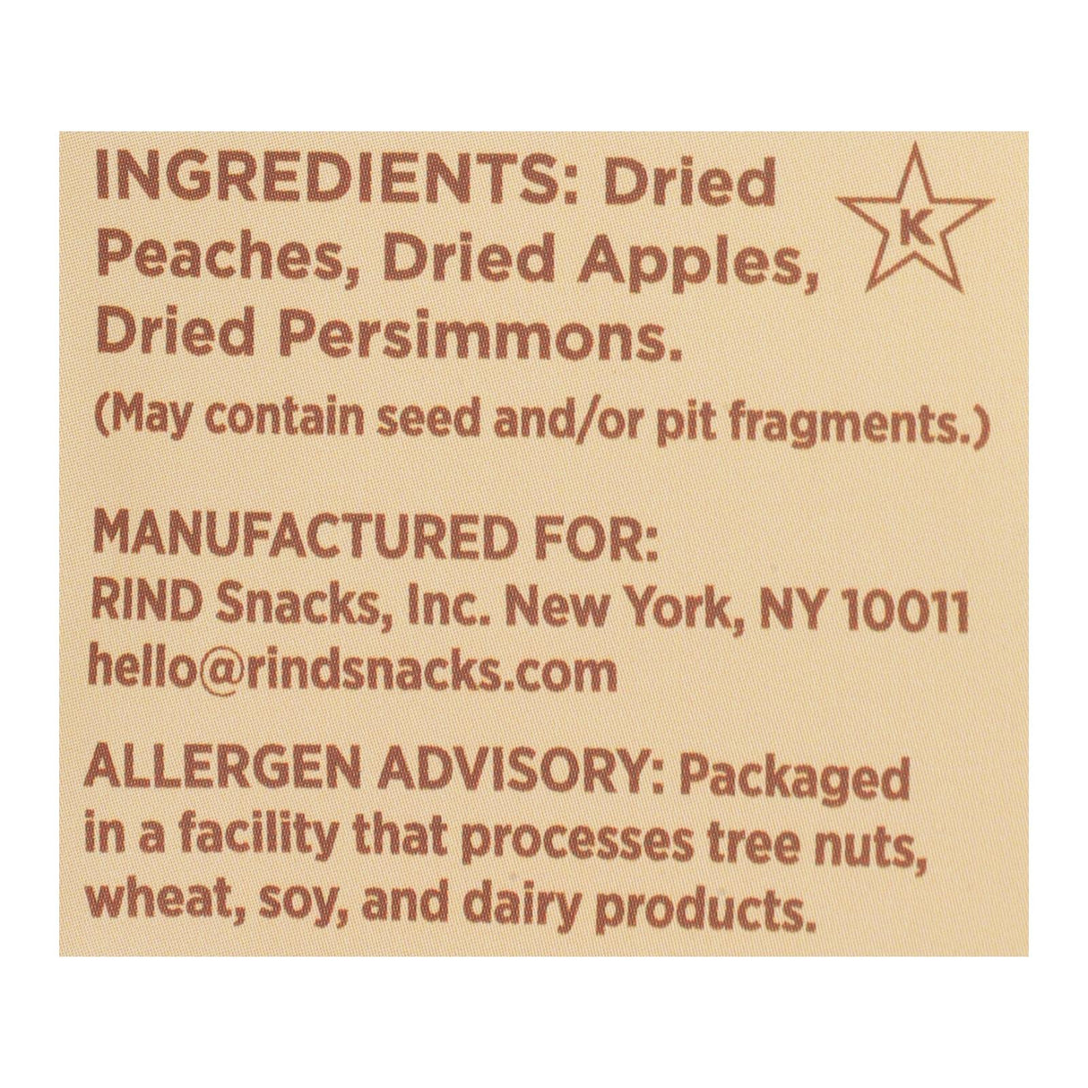 Fruity Orchard 3 Oz. Rind Snacks (Pack of 12) - Cozy Farm