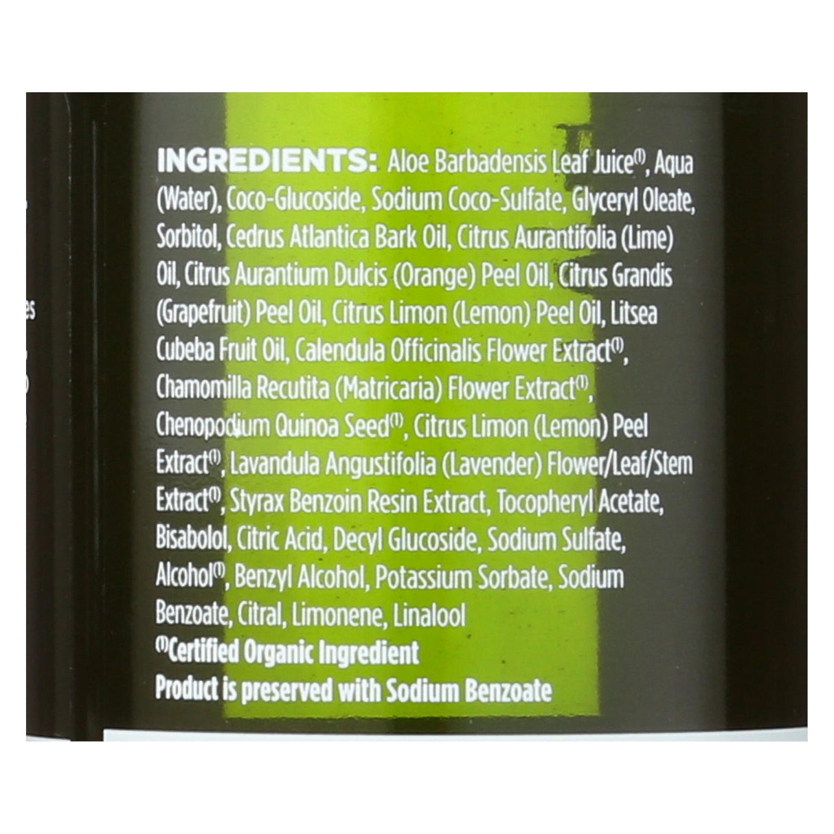 Avalon Organics Lemon Revitalizing Bath and Shower Gel (12 Fl Oz) - Cozy Farm