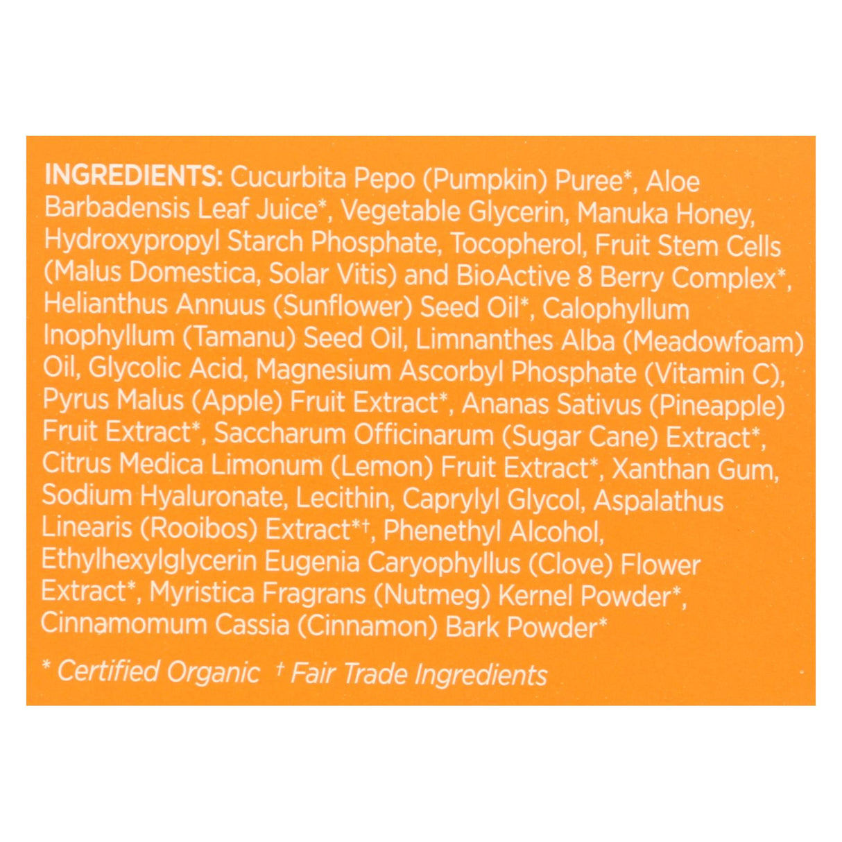 Andalou Naturals Glycolic Brightening Pumpkin Honee Mask (1.7 Fl Oz) - Cozy Farm