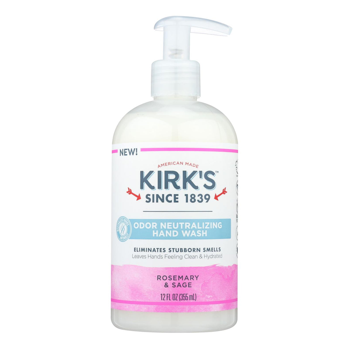 Kirk's Premium Hand Soap in Rosemary Sage Scent, 12 Oz - Cozy Farm