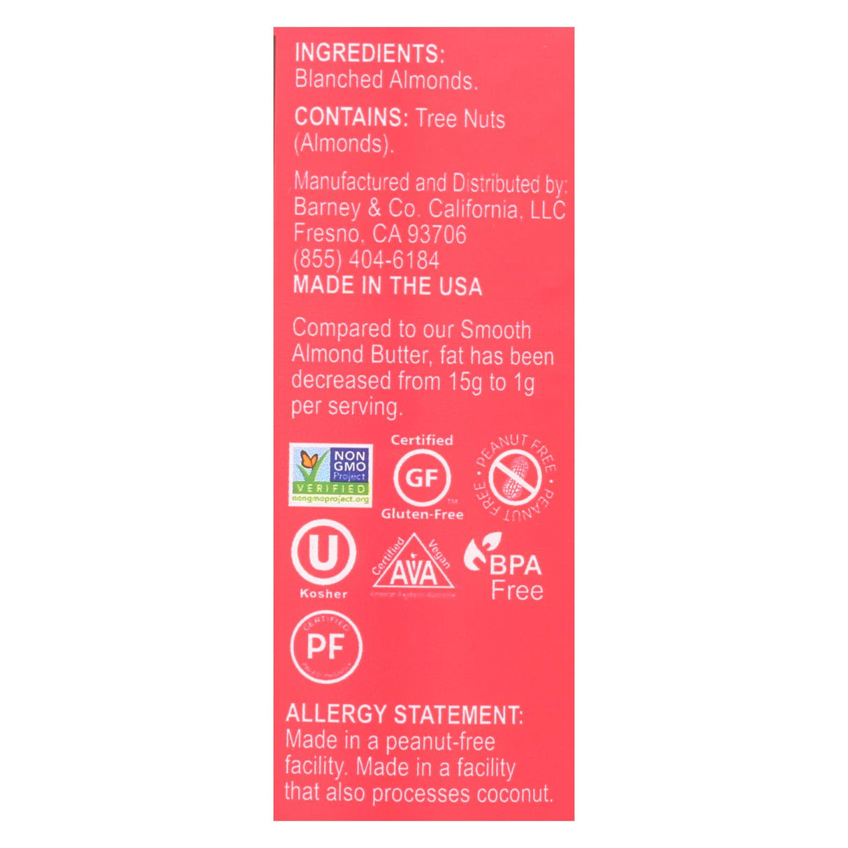 Barney Butter Powdered Almond Butter 6-Pack (8 Oz. Each) - Cozy Farm