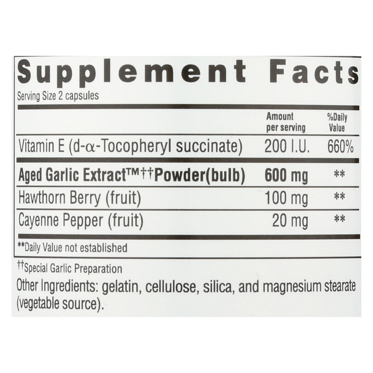 Kyolic Aged Garlic Extract Heart Health Supplement - 200 Capsules - Cozy Farm