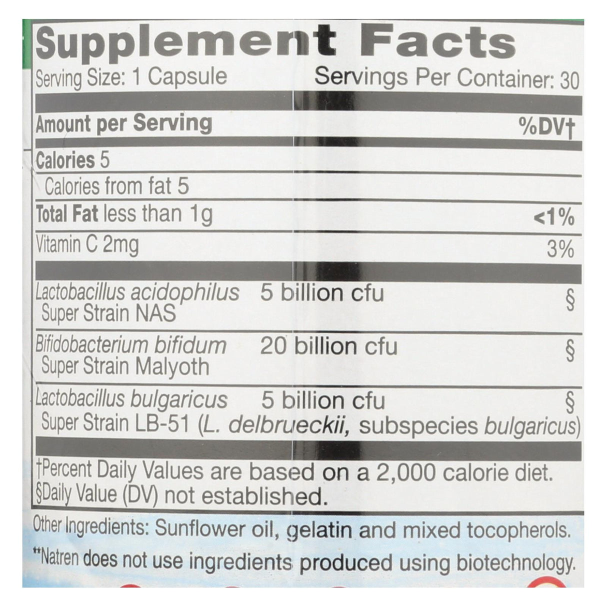 Natren Healthy Trinity Probiotic Capsules 30 Capsules - Cozy Farm