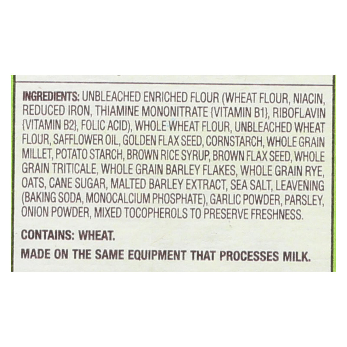 Back To Nature Organic Multigrain Flax Seed Flatbread Crackers (Pack of 6 - 5.5 Oz.) - Cozy Farm