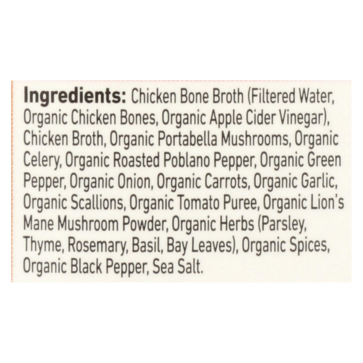 Kettle & Fire Organic Mushroom Chicken Bone Broth (6-Pack, 16.9 Oz. Each) - Cozy Farm