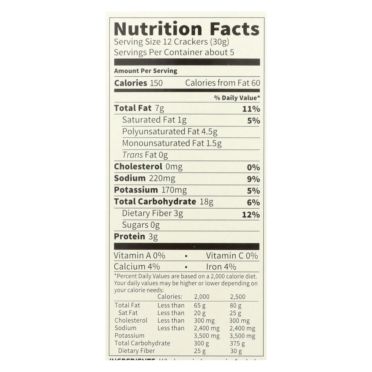 Mary's Gone Crackers Super Seed Everything Crackers (6-Pack, 5.5-Ounce Bags) - Cozy Farm