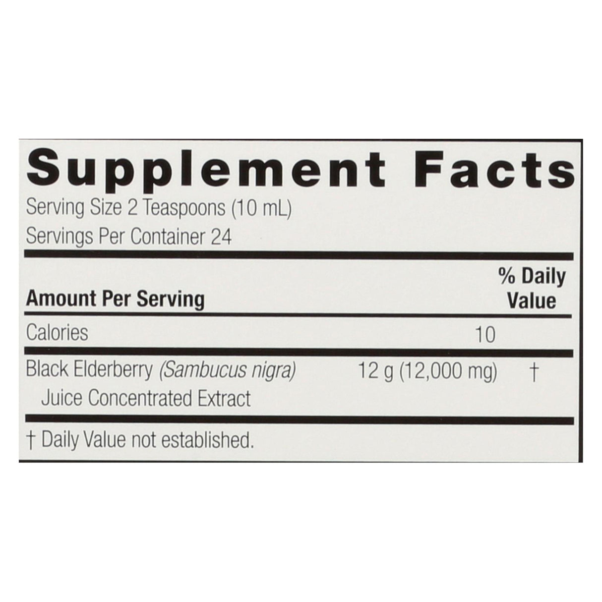 Nature's Answer Sambucus Nigra Black Elderberry Extract, Immune Support, 8 Fl Oz - Cozy Farm