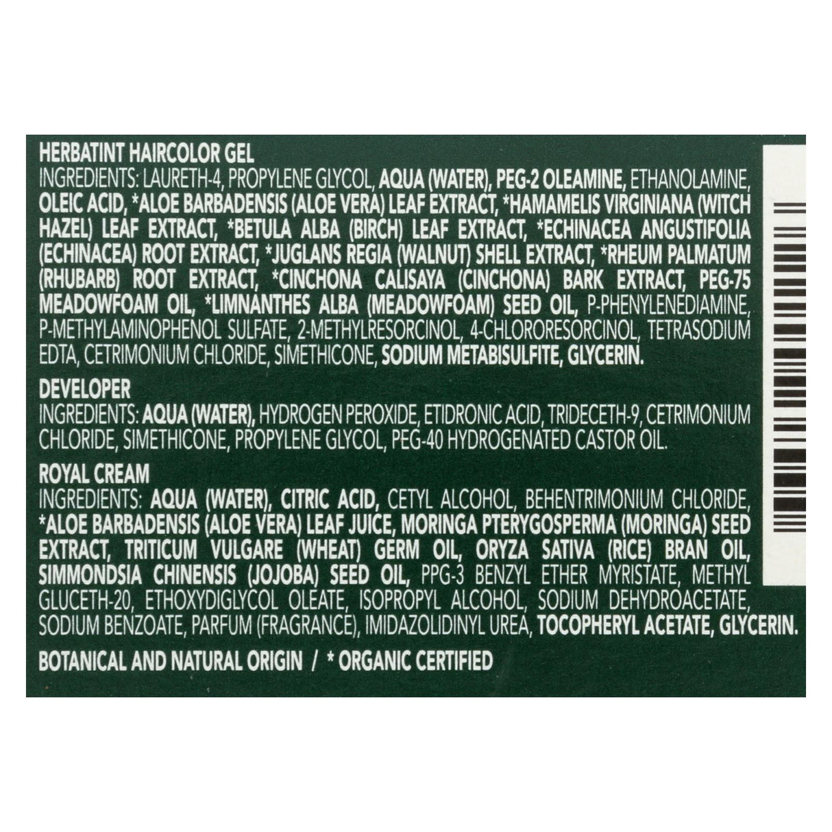 Herbatint 6D Dark Golden Blonde Permanent Herbal Haircolour Gel - 135ml - Cozy Farm