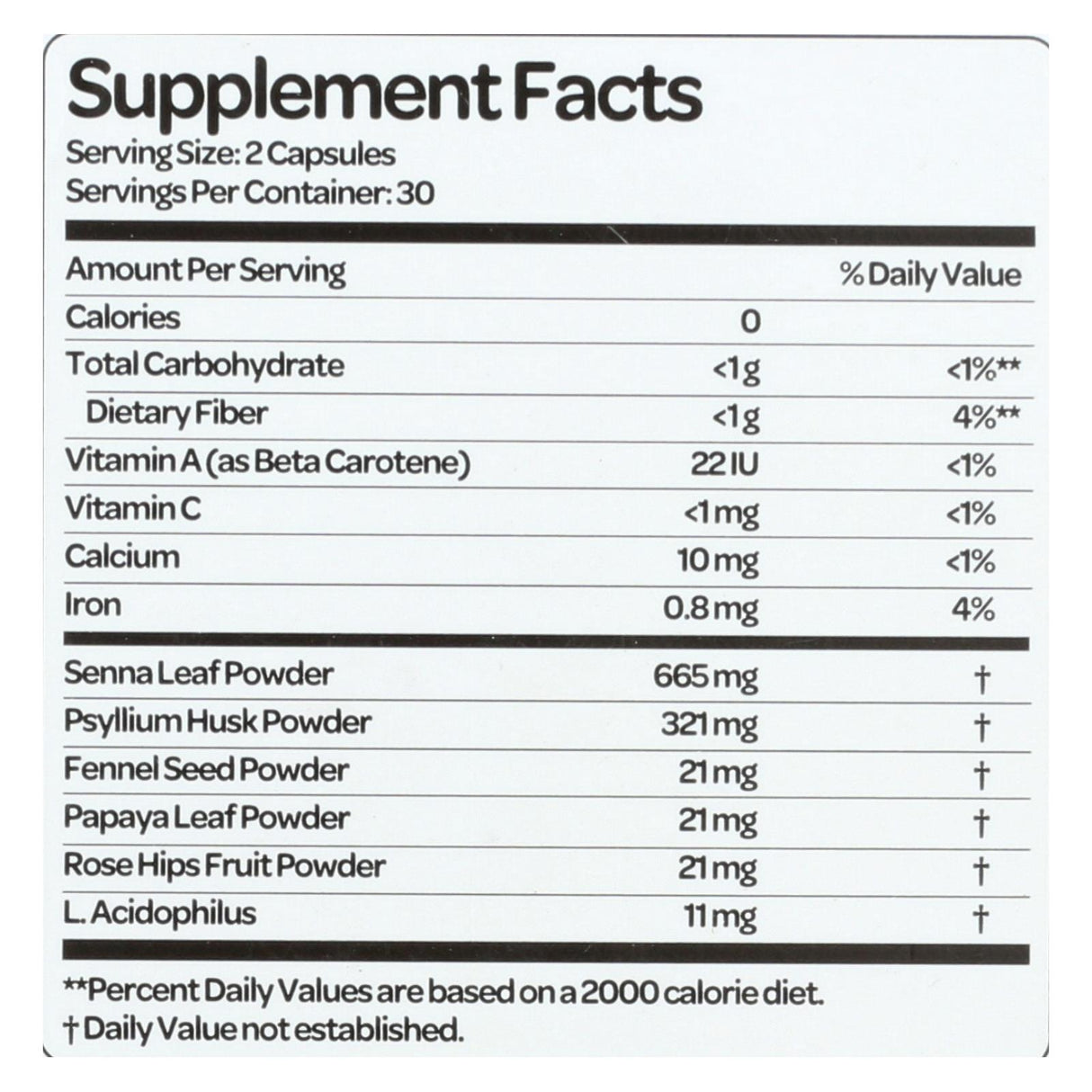 Health Plus Super Colon Cleanse 500 mg (60 Capsules) - Cozy Farm