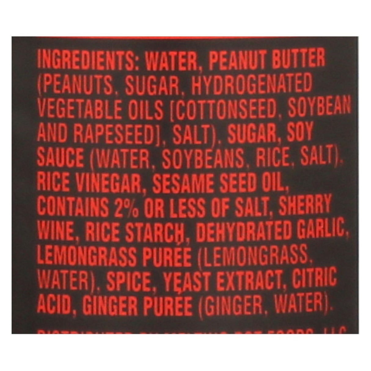 House Of Tsang Bangkok Padang Peanut Sauce (Pack of 6 - 11.5 fl.oz) - Cozy Farm