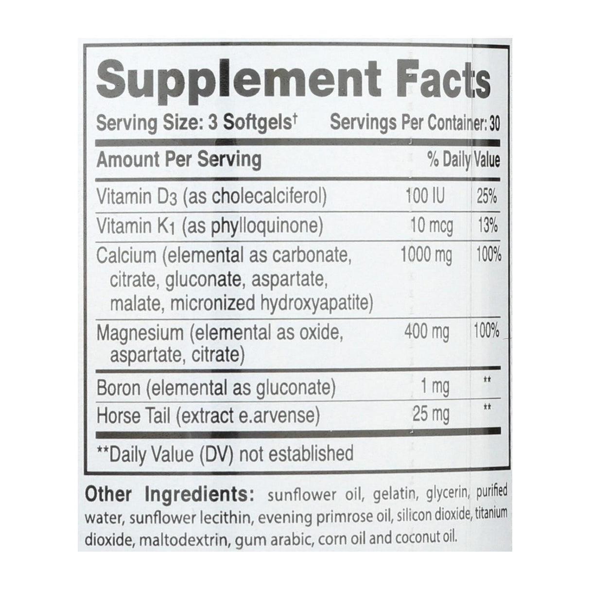 Liquid Calcium by Phyto-Therapy (90 Softgels, 1000mg) - Cozy Farm