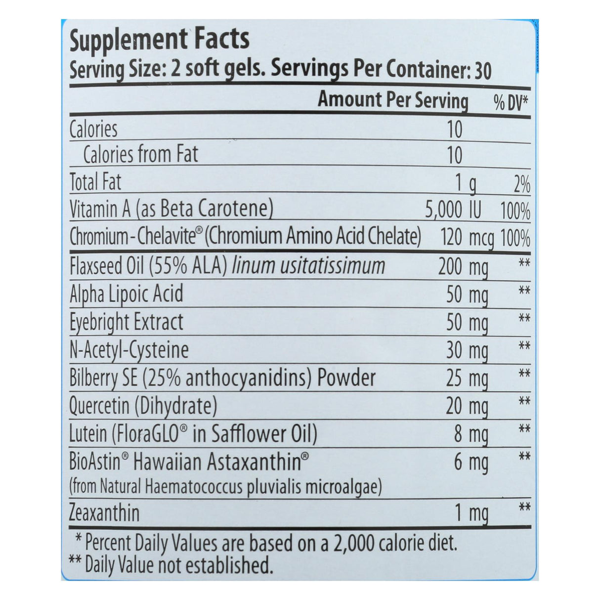 Nutrex Hawaii Eyeastin Vegetarian Softgels (Pack of 60) - Cozy Farm