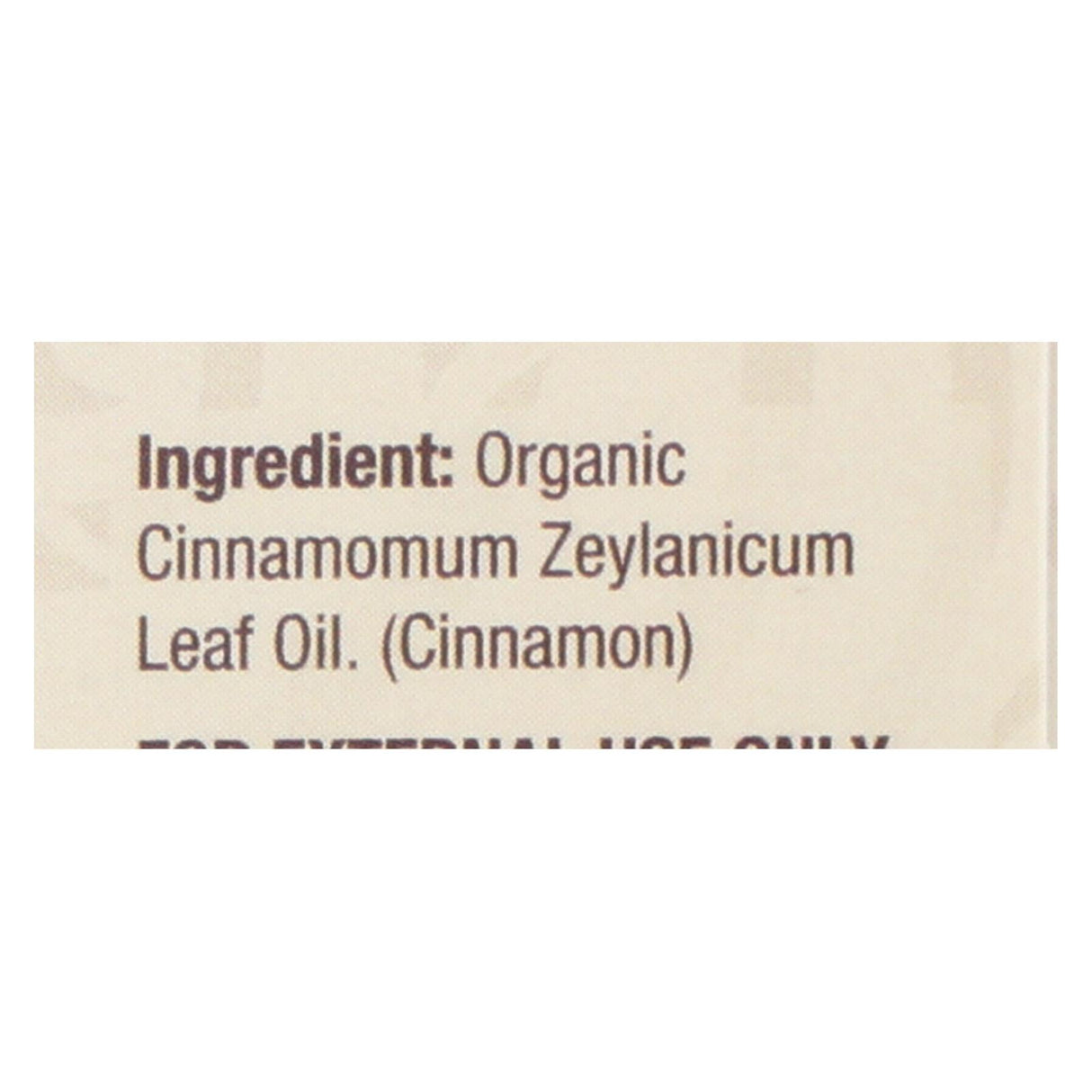 Nature's Answer Organic Cinnamon Essential Oil, 0.5 Oz - Cozy Farm
