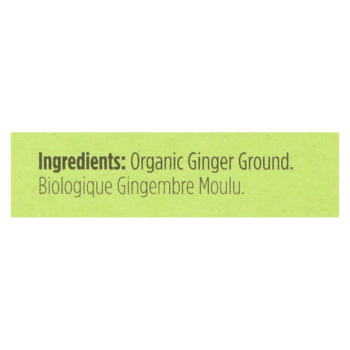 Spicely Organics Organic Ground Ginger, Pack of 6 - 0.4 Oz. - Cozy Farm