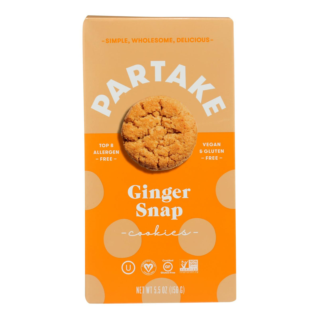 Partake Foods Mini Cookies - Sweet & Crispy Bite-Sized Goodness (Pack of 6 - 5.5 Oz.) - Cozy Farm